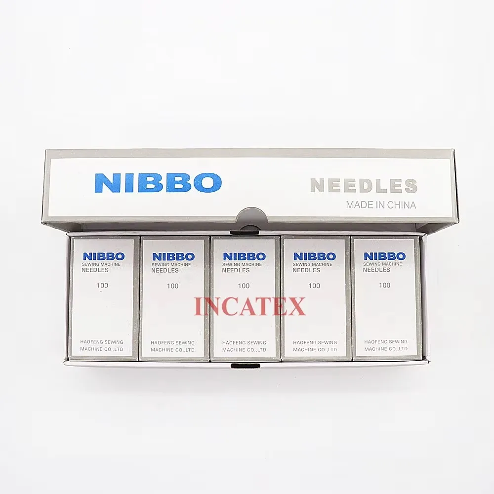 500 Pcs Genuine NIBBO Embroidery Needle DBXK5 65/9 70/10 75/11 80/12 90/14 For Tajima Barudan SWF China Embroidery Machine