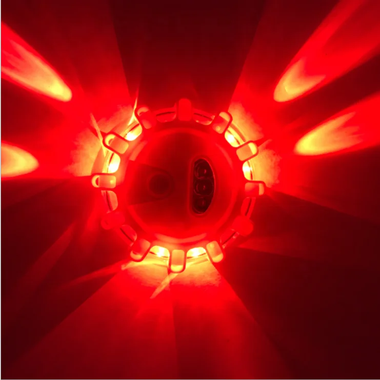 

Multifunction Roadside Emergency Flare Warning Car Magnetic Warning Light Chargeable Led Road Flares Lights V16