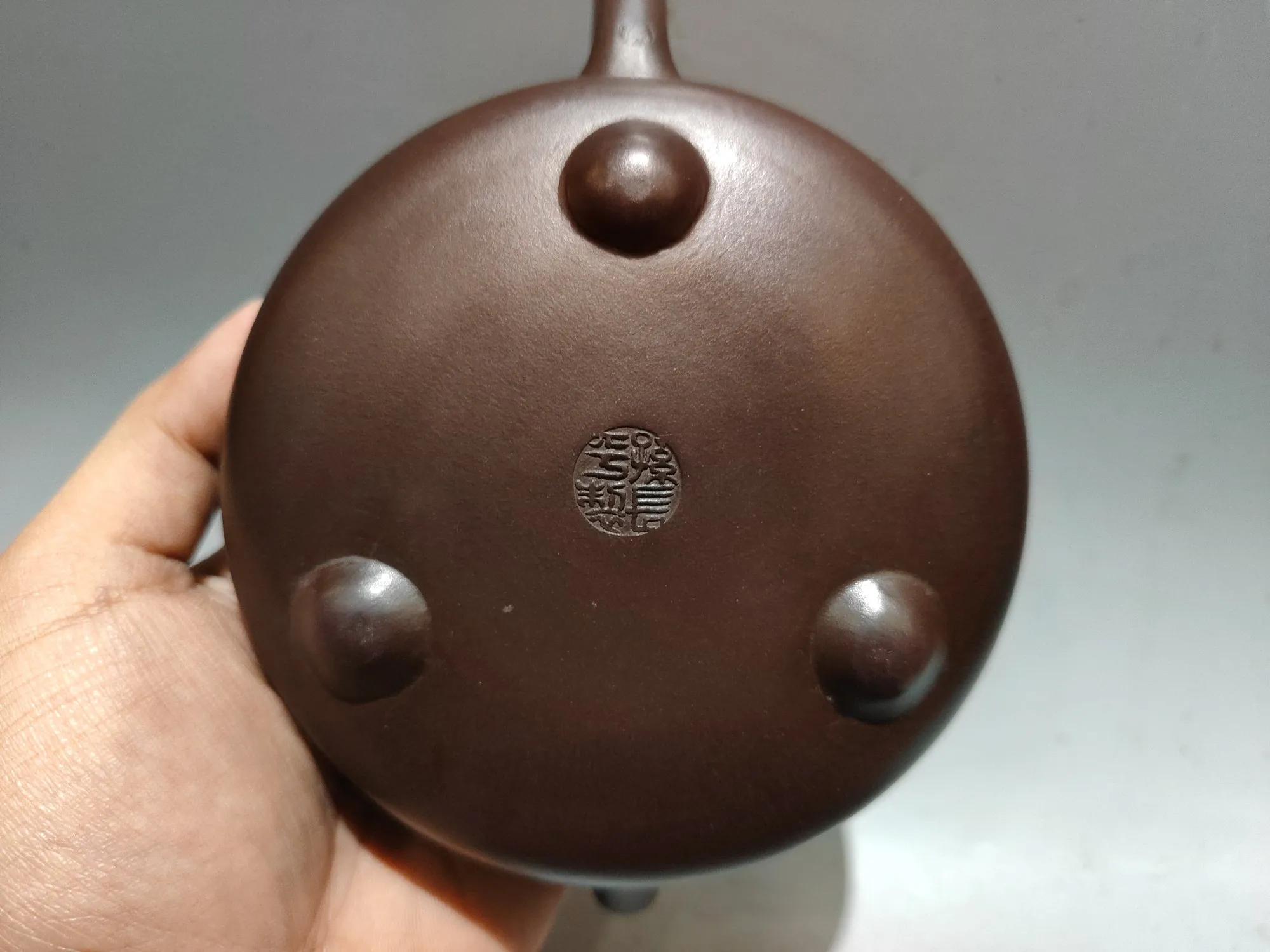 Old Raw purple clay Niu Gai goldfish pattern Shipiao Kettle Beast Mouth Dragon Handle Pot Pot teapot Teapot Pot Tea Maker