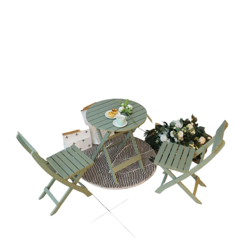 

Balcony Leisure and Chair Foldable Coffee Table Garden Outdoor Table Chair Back Chair Coffee