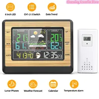 EN8829 B Wireless Weather Forecast Station Color Screen Digital Thermometer Hygrometer Indoor Outdoor Temperature Humidity Meter