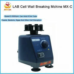 IKEME Vortex Mixer Speed Adjustable Portable Lab Instrument Cell Disruptor MX-C High Speed 0-3000rpm