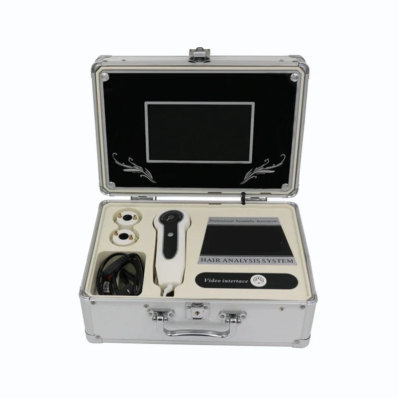 

portable scalp boxy and hair analyzer machine facial analyser scanner system device salon equipment