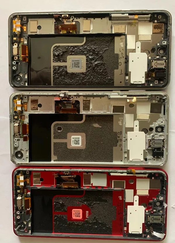 Pantalla Lcd usada para SHARP AQUOS R3 SH-04L SHV44, montaje de digitalizador con pantalla táctil, reparación perfecta 100%