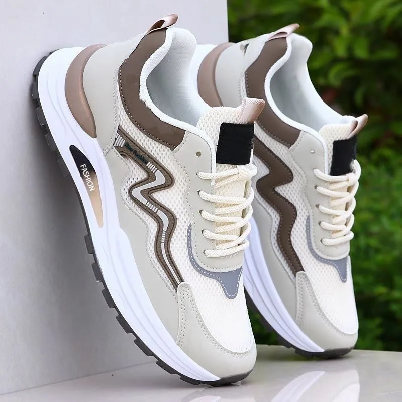 

2026 Men Breathable Sneakers Work Safety Shoes Fashion Comfortable Non-Slip Men Casual Running Shoes Zapatillas De Hombre 38-45
