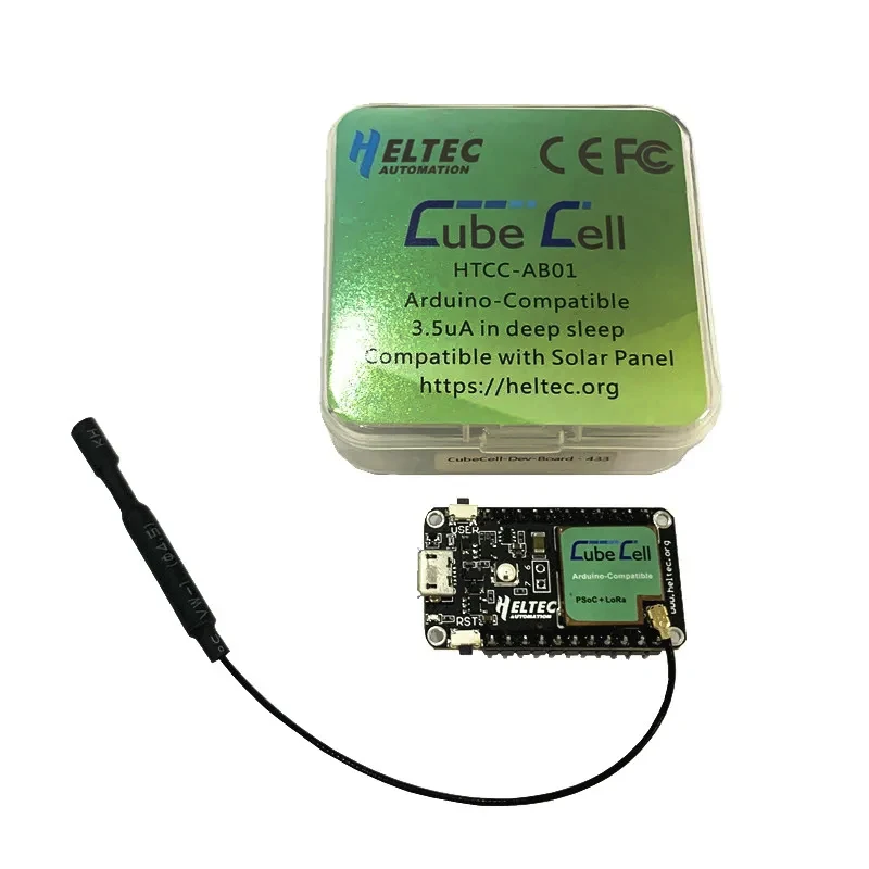 Imagem -03 - Heltec Lora Node v2 Versão 433mhz 868-915mhz Asr6501 Cubecell para Arduino Lote Lora Node Htcc-ab01 Novo Lote