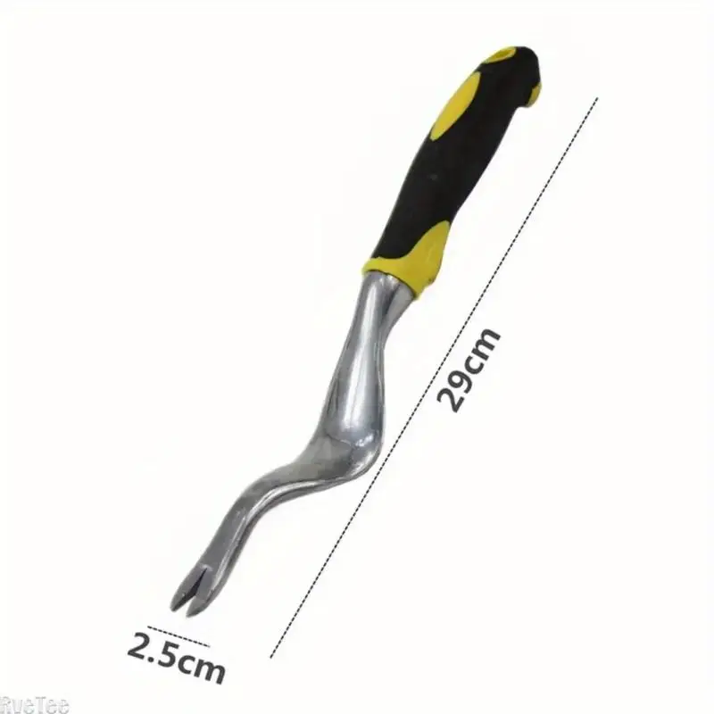 1pc Hand Weeder Tool Curved Head Stainless Steel Transplant Gardening Bonsai Lawn Farmland Tool