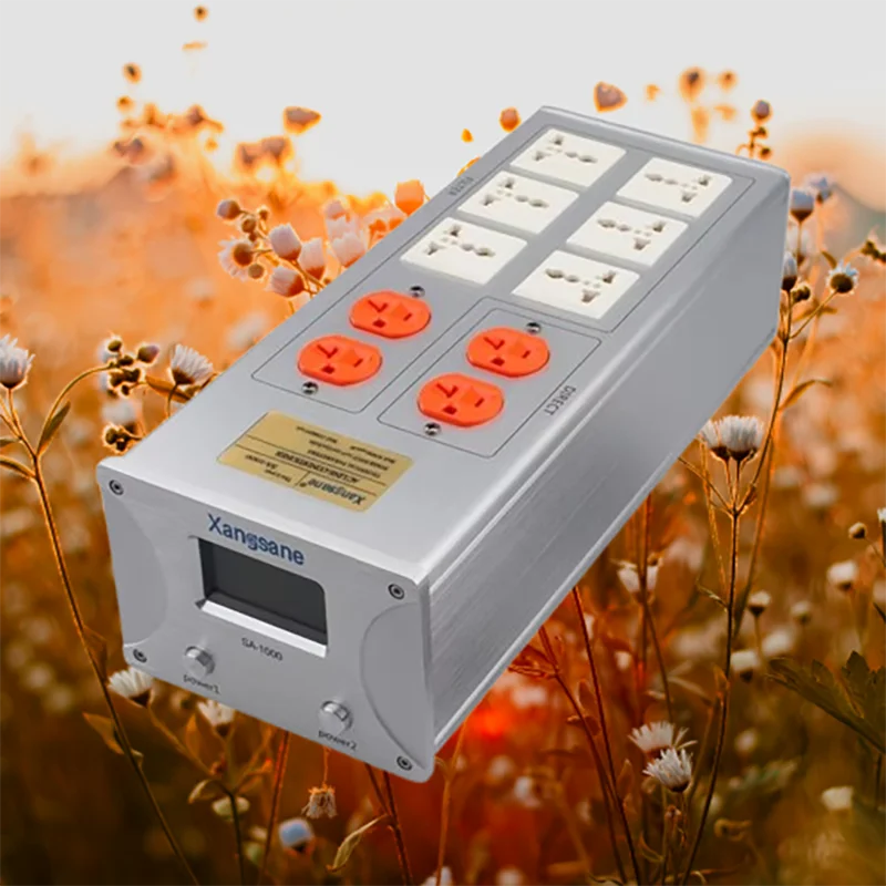 

Smart Surge-Protected US/Universal Outlet with EMI/RFI Filter & Audio-Grade Capacitor for Hi-Fi Systems