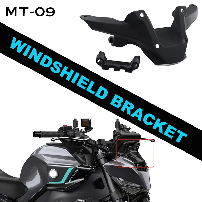 

For YAMAHA MT 09 MT-09 SP 2024 NEW Motorcycle Wind Deflectors Windshield Bracket Windshield Front Windshield Wind Deflector