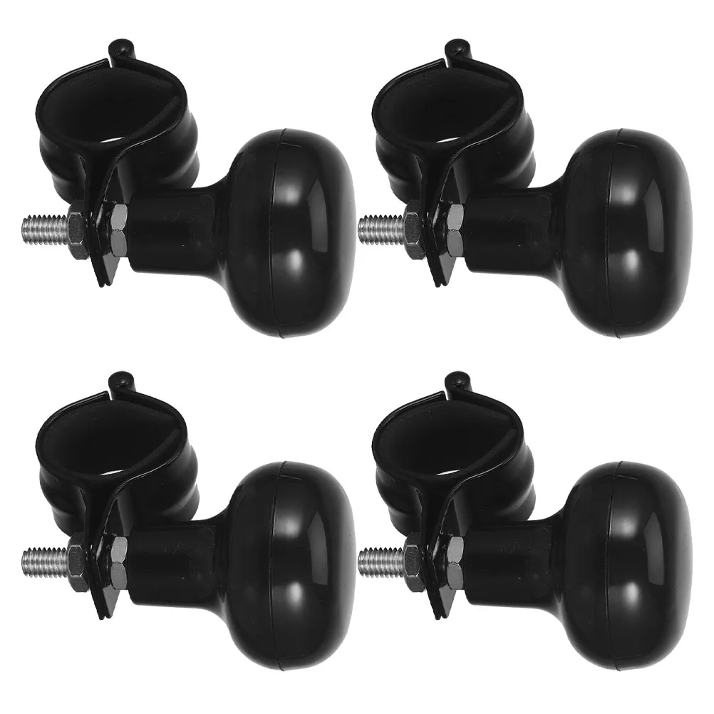 

4pcs Steering Wheel Assist Ball Knob Lightweight Durable Car Booster Trucks Adjustable Grip Iron Plastic Accessories