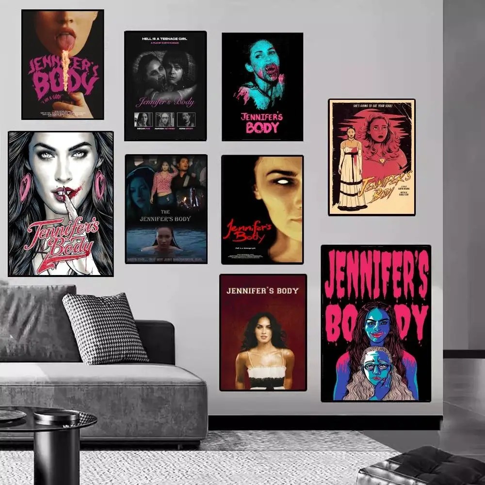 البوب فيلم جنيفر الجسم الكلاسيكية خمر الملصقات الديكور اللوحة جدار الفن ورق الكرافت الأبيض Kawaii غرفة ديكور #4