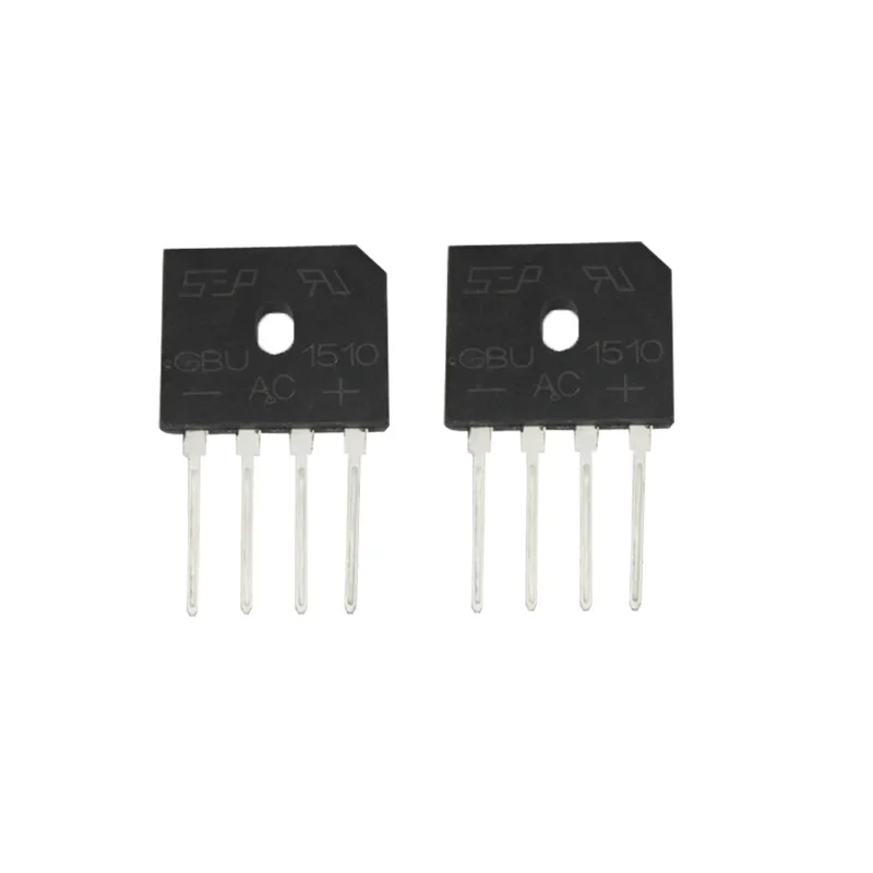 5PCS/Lot GBU1510 Diode Bridge Rectifier Glass Passivated 15Amp 1000 Volt Electronic Component Kit
