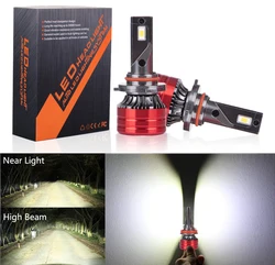 2Pcs Car Headlight H4 H7 LED H11 9005 9006 H1 Auto Bulbs 160W 24000LM Light Lamp 6000K 12V Led Headlight Bulbs