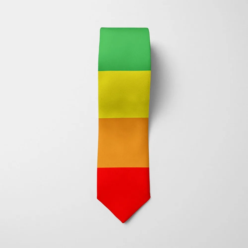 

Fashion 8cm Rainbow Tie Narrow Adjustable Colorful Tie Soft Hand Tied Men Necktie Unisex