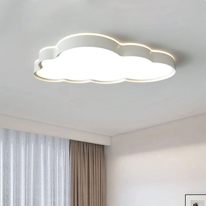 

Cloud Ceiling Lights Girl's Bedroom Living Room Lamp Boys Girls Nordic Modern Simple Atmosphere Creative Children's Room Lamp