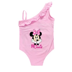 Turenie Mouse-Maillot de bain une pièce pour fille, tenue de bain pour enfant de 2 à 9 ans