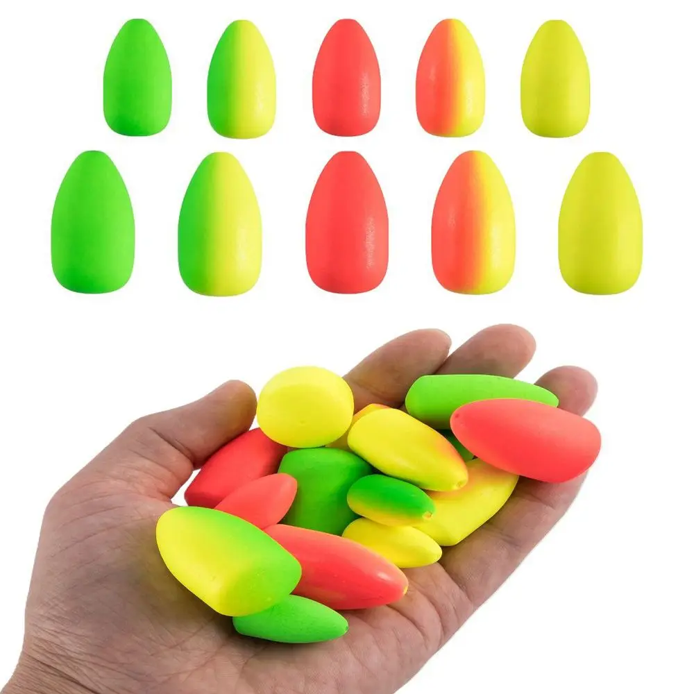 

Sea Fishing Floats Bobber For Carp Fishing Stopper Conical Oval Foam Buoys Rigs For Fly Fishing Accessory 30Pcs/bag