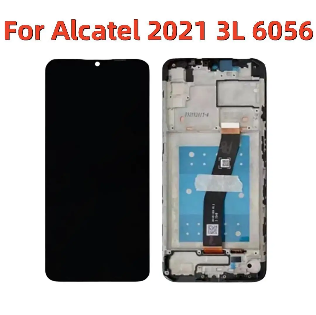 

For Alcatel 2021 3L 6056 Touch Screen Digitizer Glass Lcd Display Assembly + Frame