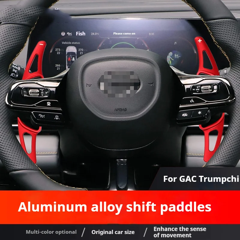 

2pcs Car Steering Wheel Shift Paddle Extension Aluminum Alloy Shifters For GAC Trumpchi EMPOW GS8