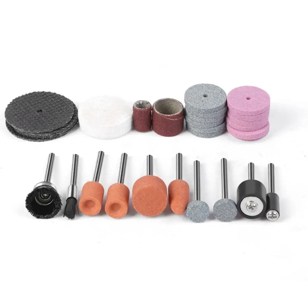 100pcs Multi Purpose Electric Mill Accessories Universal Woodworking Tool Rotary Tool Accessories Kit Grinding Wheel