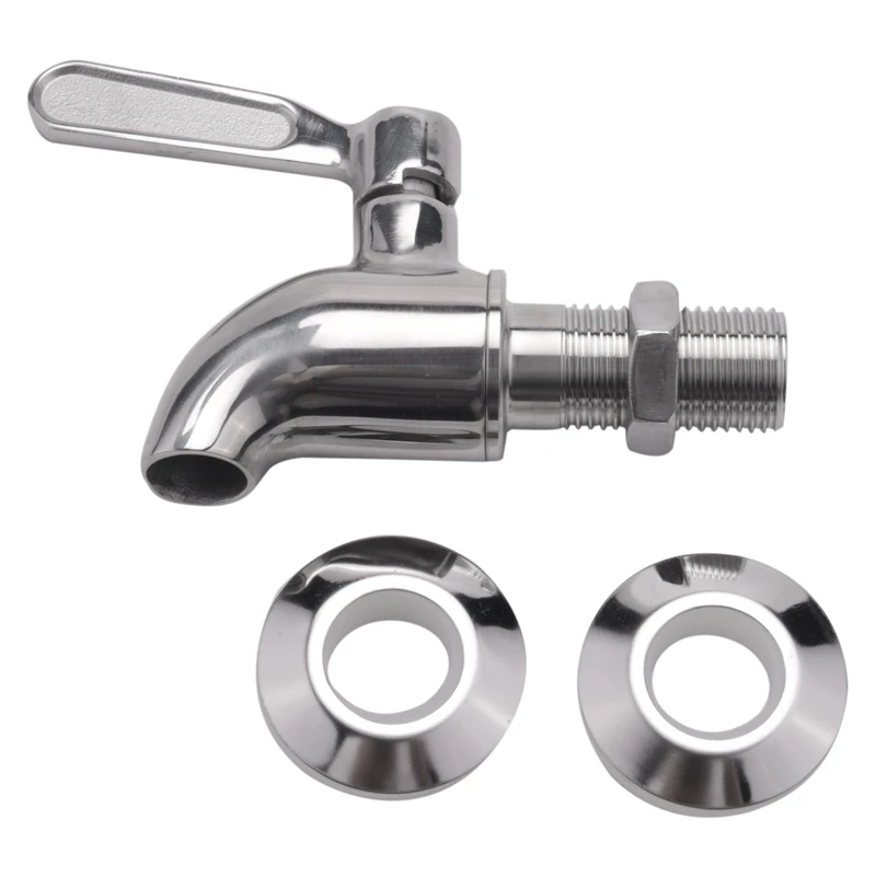 Stainless Steel Faucet Tap Draft Beer Faucet For Home Brew Fermenter Wine Draft Beer Juice Dispenser Drink Fridge Kegs