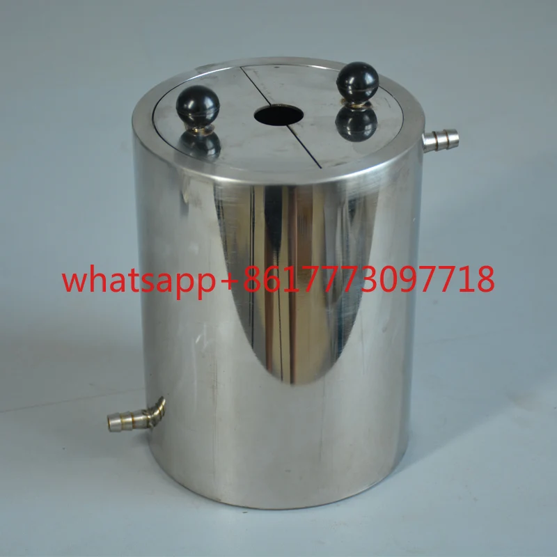 tank stainless steel barrel 1.5 liter 3L paint barrel Laboratory grinding barrel can be connected to water circulation