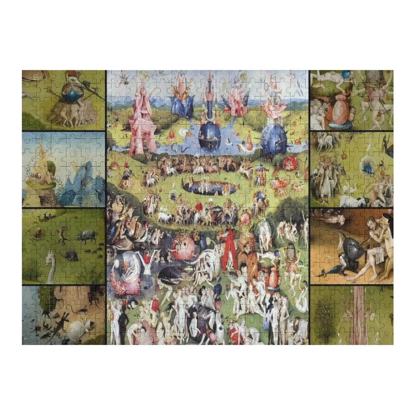 

The Garden of Earthly Delights Jigsaw Puzzle Jigsaw For Kids Wood Adults Baby Toy Customizable Child Gift Puzzle