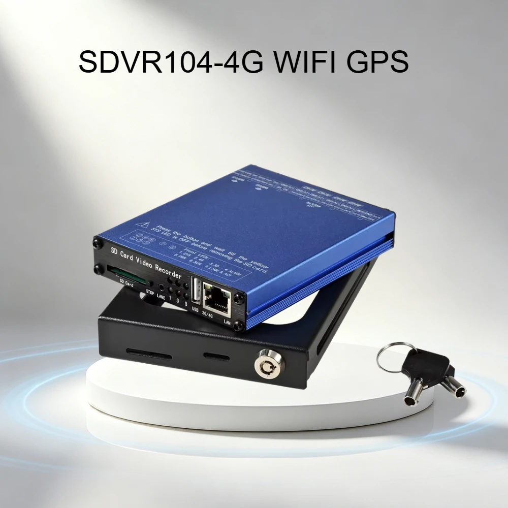 4CH AHD SD Card MDVR 1080P AHD Analog Camera 4G GPS G-sensor WIFI Blind support  Spot Detection for 4CH truck Bus /TAXI  SDVR104