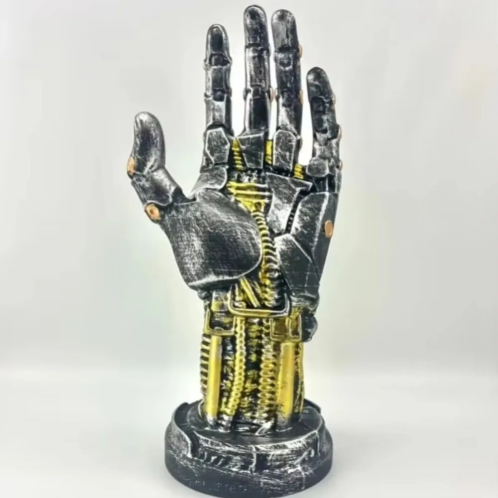 New Creative Game Controller Desktop Stand Cyberpunk Mechanical Arm Simulated Robot Hand Sculpture Mechanical Hand Staute Decor