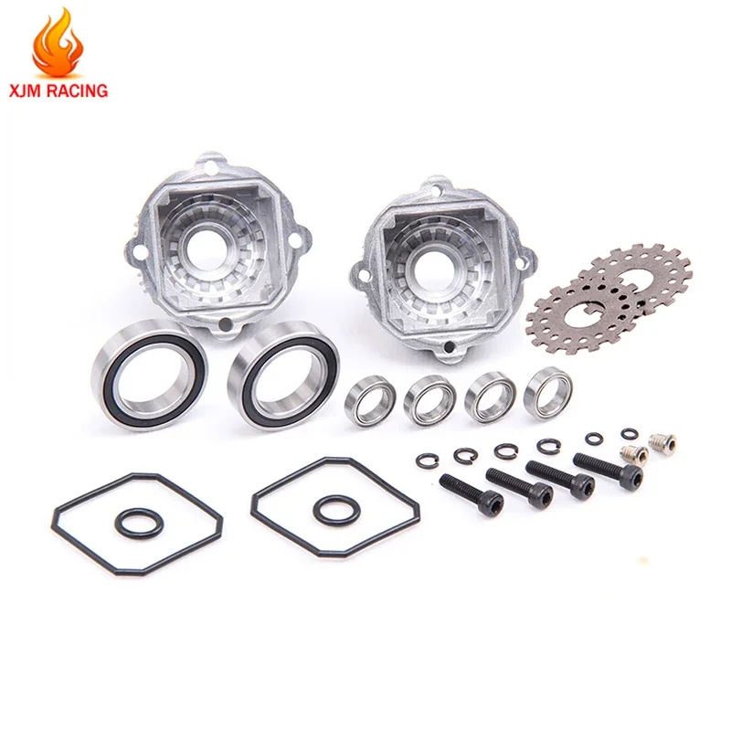 알루미늄 디프 기어 쉘 커버 세트 (1/5 HPI 로반 Km GTB 레이싱 바하 5B 5T 5SC SS 트럭 Rc 자동차 부품용)