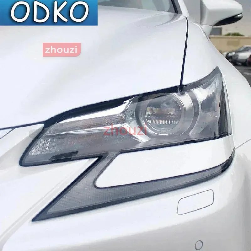 Car Headlight Protection Tint Film Smoke Black TPU Protective Transparent Sticker For Lexus GS 2015-2020 GS 350 300 Accessories