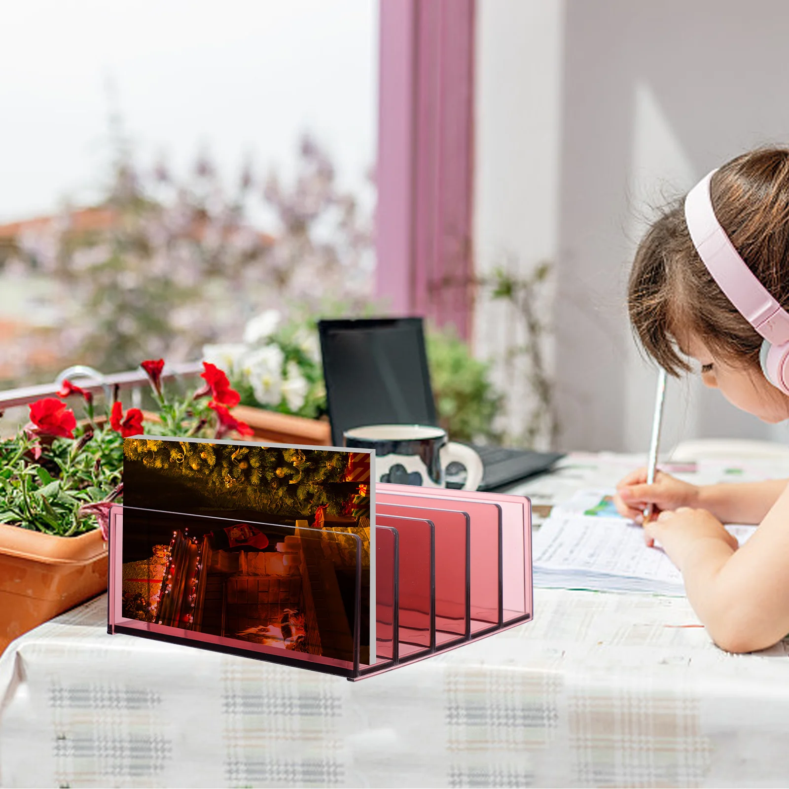 

1 Tier Book Shelf Modern Desktop Organizer Vertical Storage Rack for Office Bedroom File Support Notebook Holder Simple Bookend