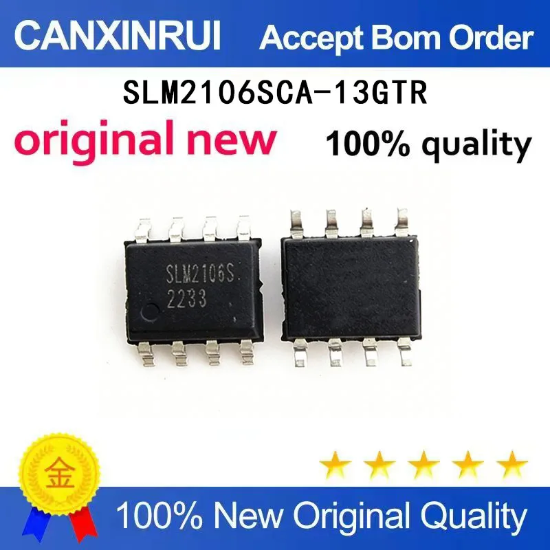 (5-100 Pieces) Brand new original SLM2106 SLM2106SCA-13GTR package SOP8 gate driver