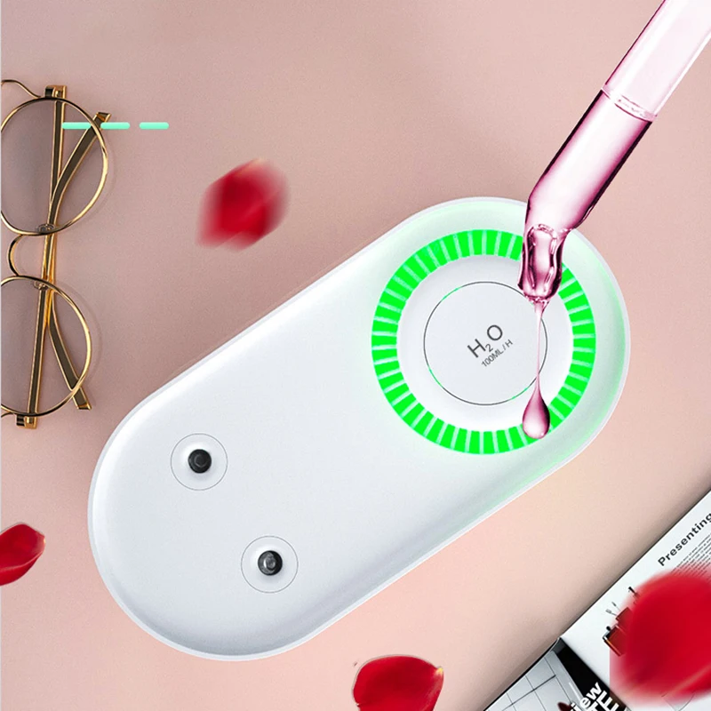 Umidificatore d'aria Wireless di grande capacità da 1200mL diffusore di aromi per olio essenziale domestico ricaricabile doppio ugello con luce 2022 nuovo