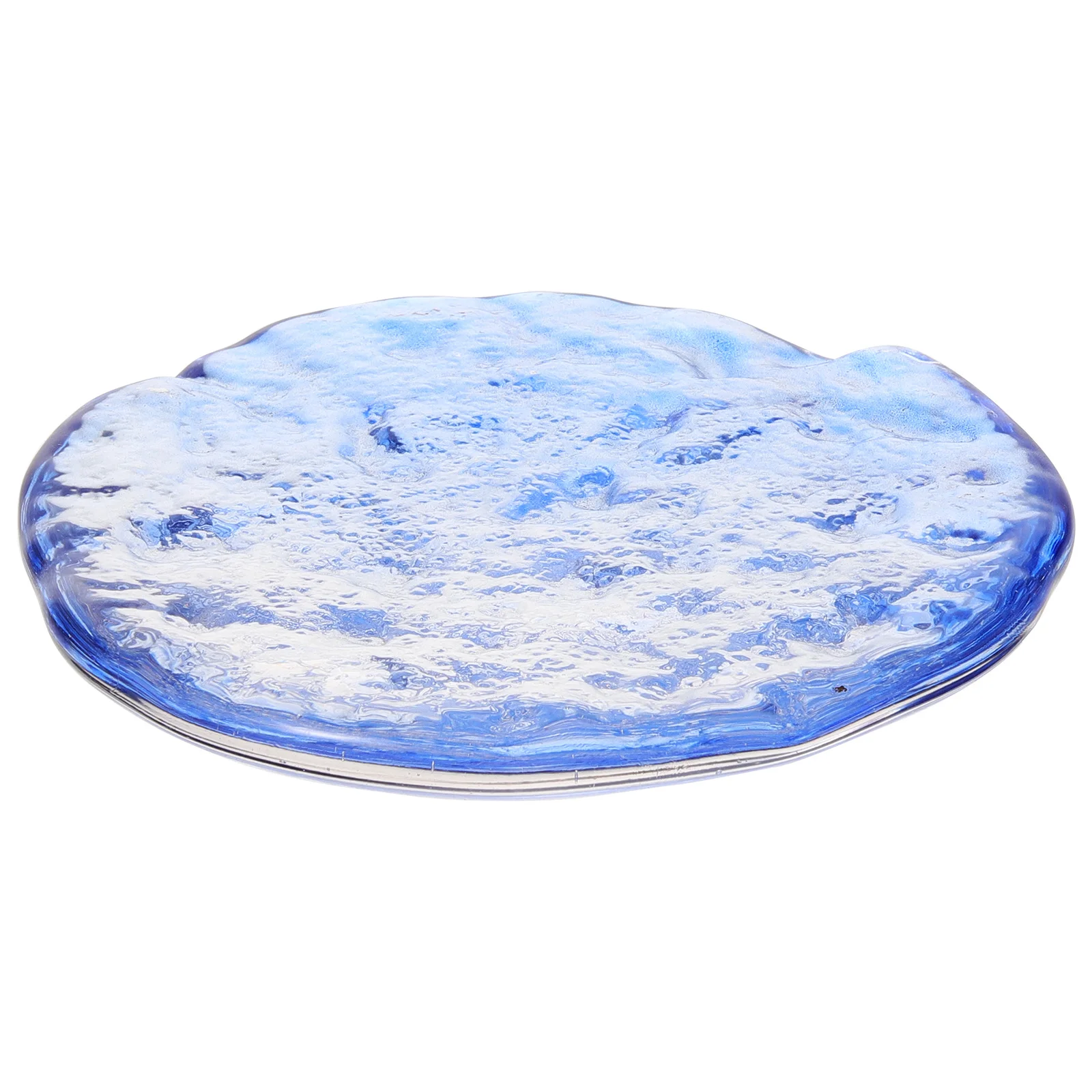 Ronde glazen sieradenbak Kristallen displayschotel Decoratieve trinkethouder Plaat Uniek ontwerp Stevige opslag Thuiswinkel Desktop