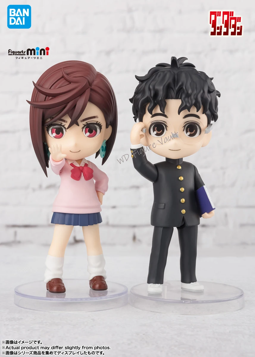 

В наличии Bandai Официально лицензированные фигурки Dandadan Figuarts mini 157 Ayase Momo Figuarts mini 158 Okarun Takakura Ken Игрушечные фигурки