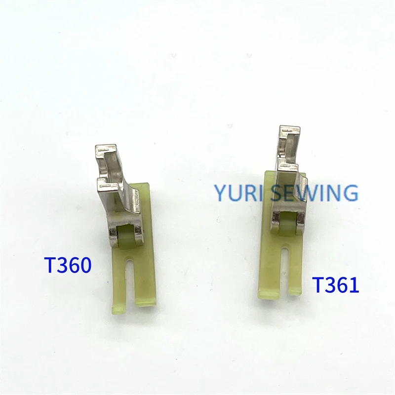 T360 T361 plastic zipper 0.3 0.5 size presser foot width narrow lock stitch industrial sewing machine spare parts