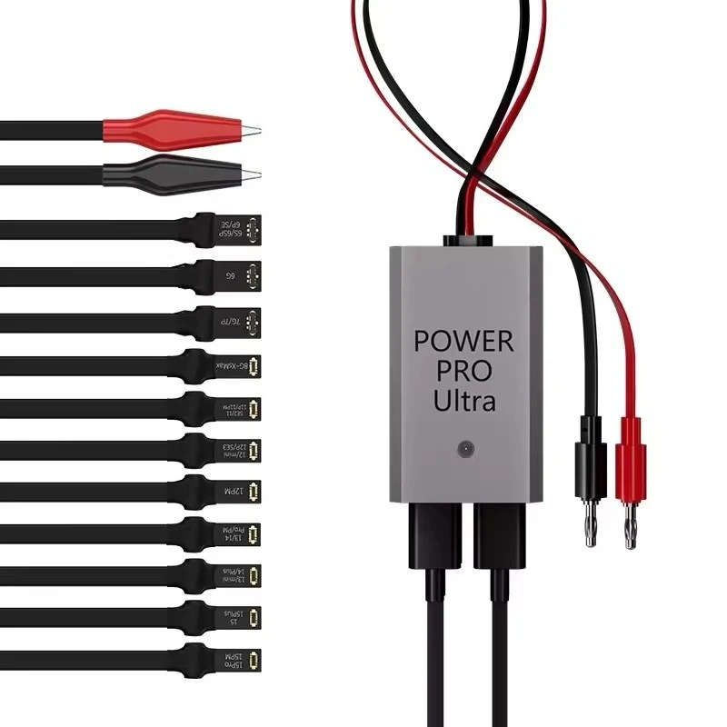 MECHANIC Power Pro Ultra for iPhone 6-15PM Power Supply Test Cable One Key Boot Motherboard Activation with 15 FPC Connectors