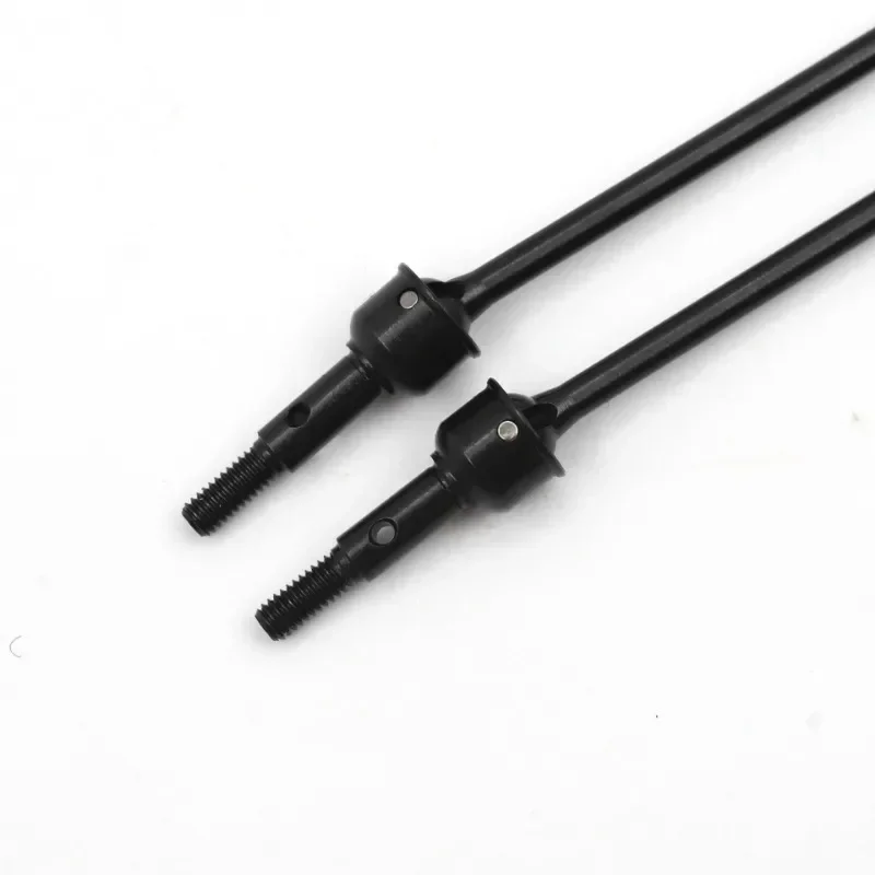 Eixo de transmissão de metal de aço, 2 peças, eixo de transmissão cvd para rlaarlo rlaarlo omni terminator 1/10 rc, peças de atualização de carro, acessórios