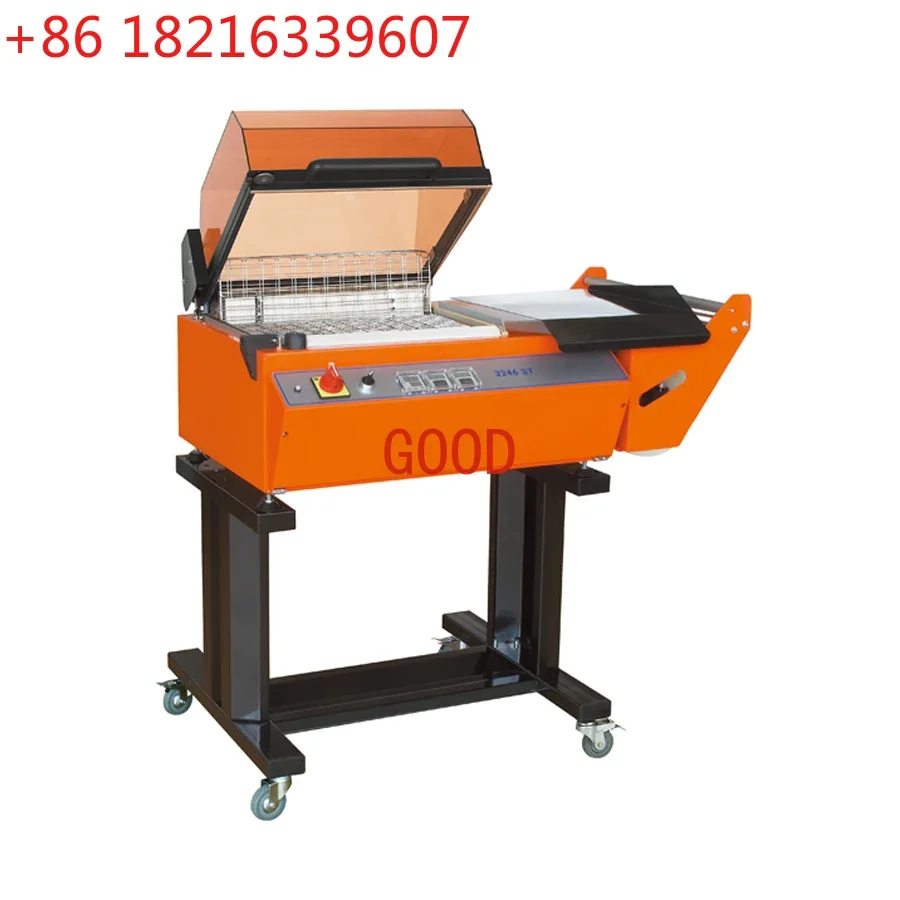 Heating Film Semi Automatic Shrink Wrapper Machine With Heat Shrink Tunnel YS-ZB-3246
