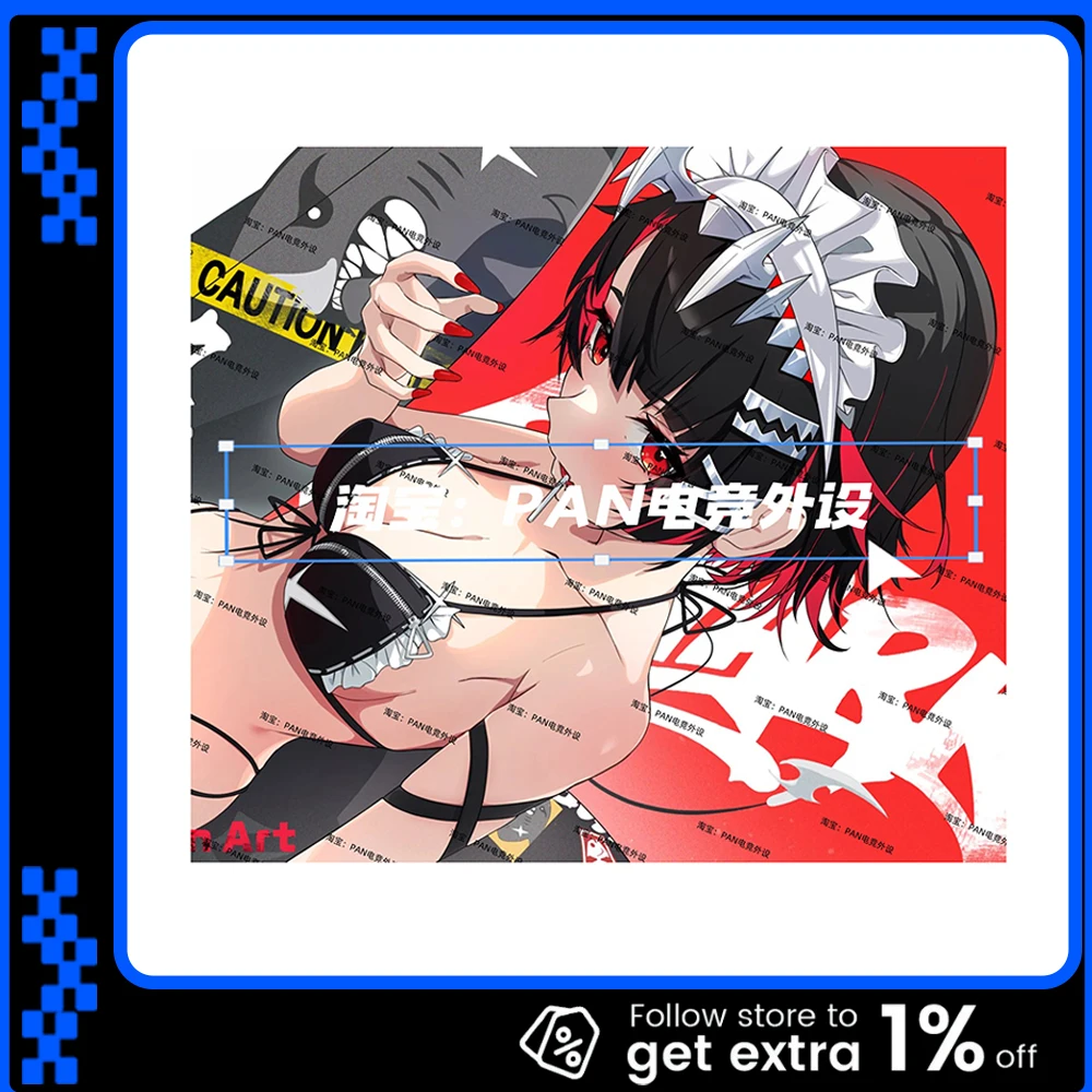 

PAN Esports Ellen Joe Glass Mousepad FPS Smooth and Speed Mouse Pad Full Coverage Primer For TTK APEX CSGO PC Accessories Gifts