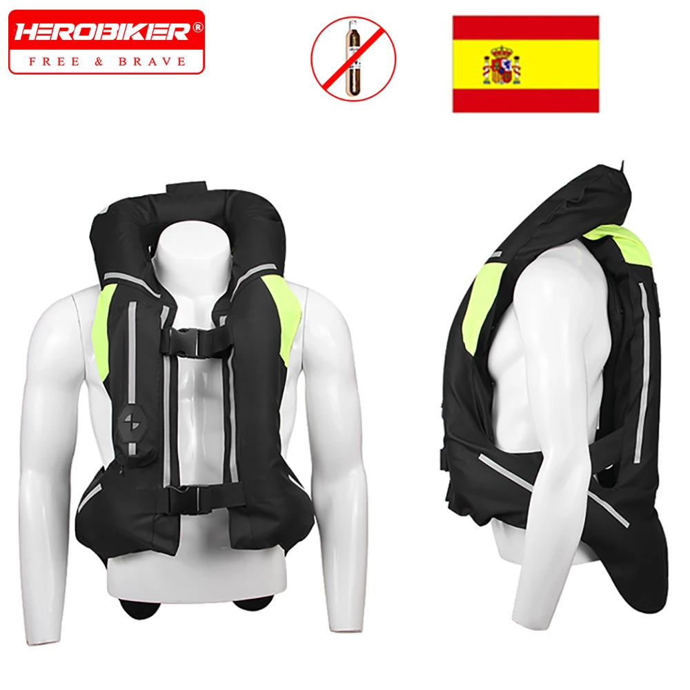 Motorbike Air-bag Reflective Vest Airbag Motorbike Cycling Anti Fall Protection Airbag Suit Motorcycle Jacket Equipment