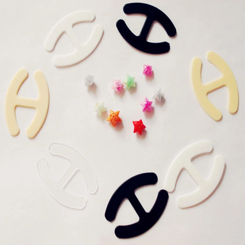 3pcs New Bra Strap Clips Perfect Adjust Bra Clasp Strap Push Up Control Non-slip Buckles Conceal Bra Straps For Braless Look