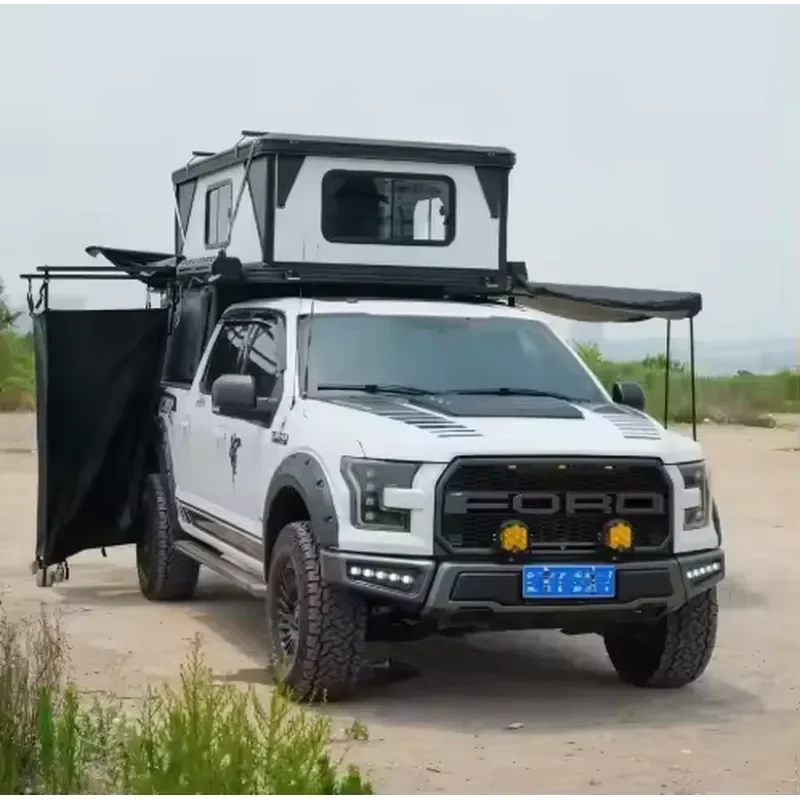 Double-Layer Off-Road Pop-Up Roof Tent Quick Automatic Opening for Touring Camper Compatibility