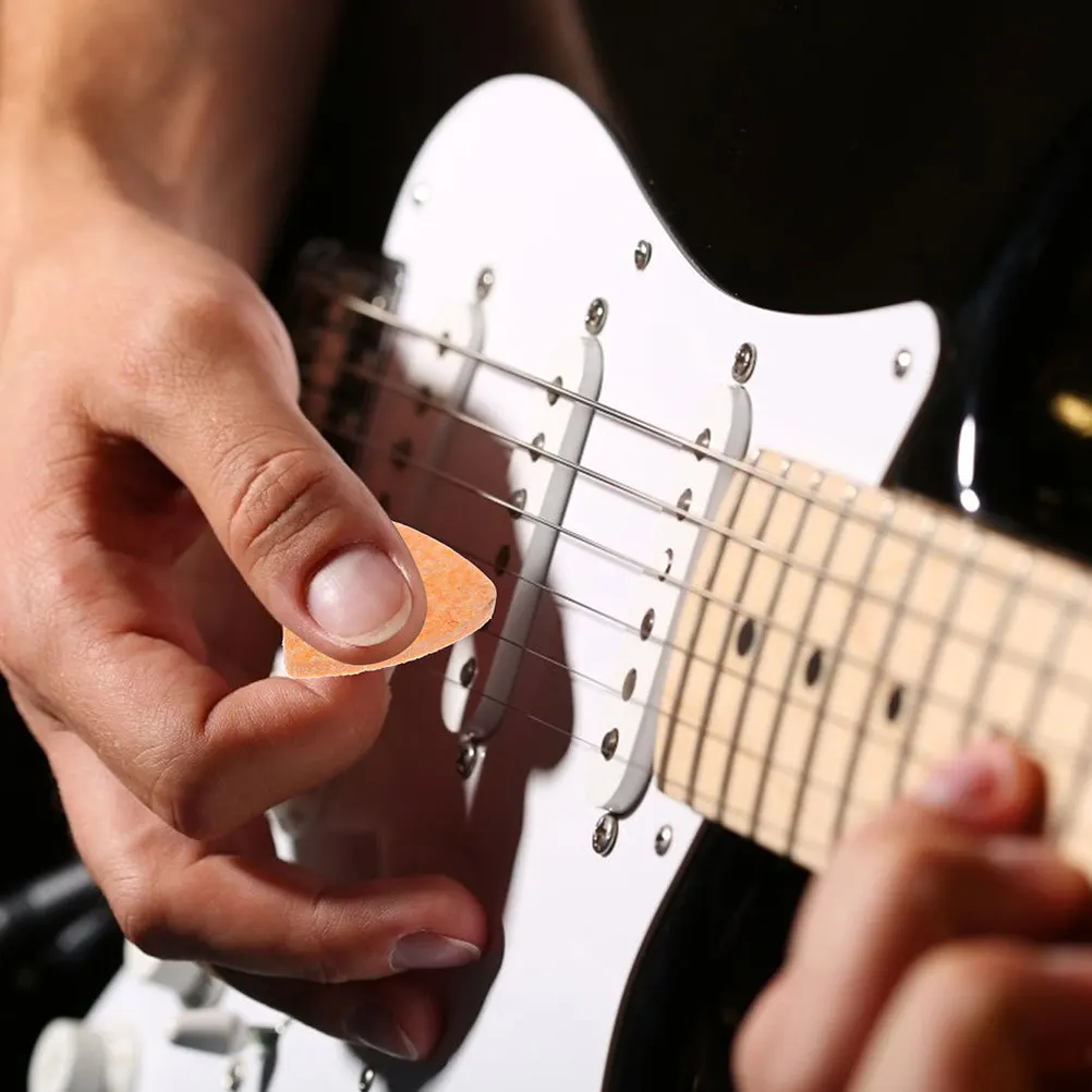 

9pcs Felt Ukulele Picks Soft Noise Reduction Plectrums For Smooth Sound Lightweight Portable Design For Guitar Bass String