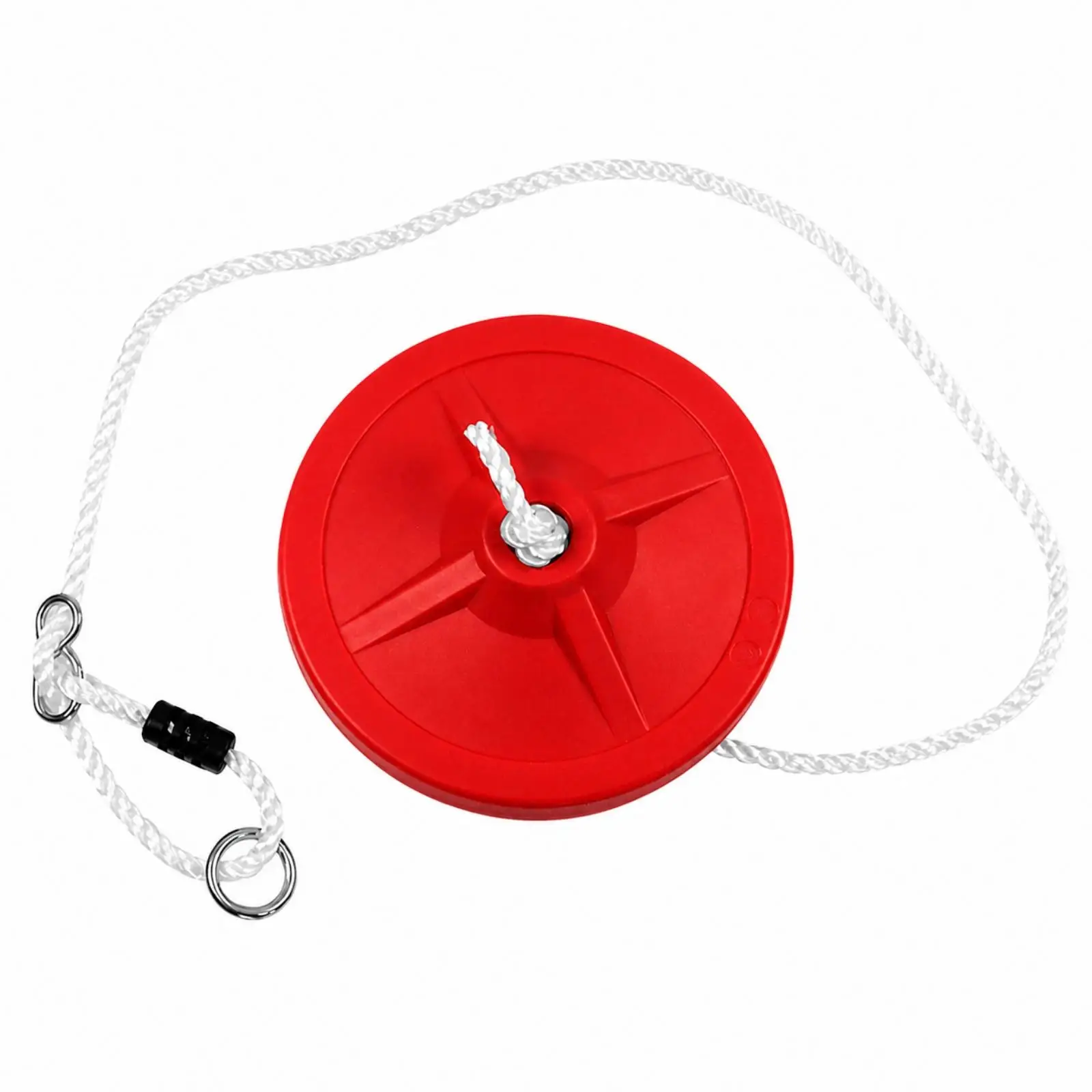 Disc Swing Indoor Outdoor Round Disc Swing High Weight Capacity for Kids, Playroom, Backyard, Garden