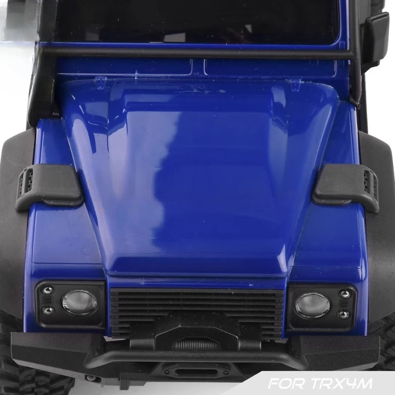 

Simulation 3D Printed Air Intake Grille Snow Cover Accessories for 1/18 RC Crawler Car Traxxas TRX4M Defender DIY Upgrade Parts