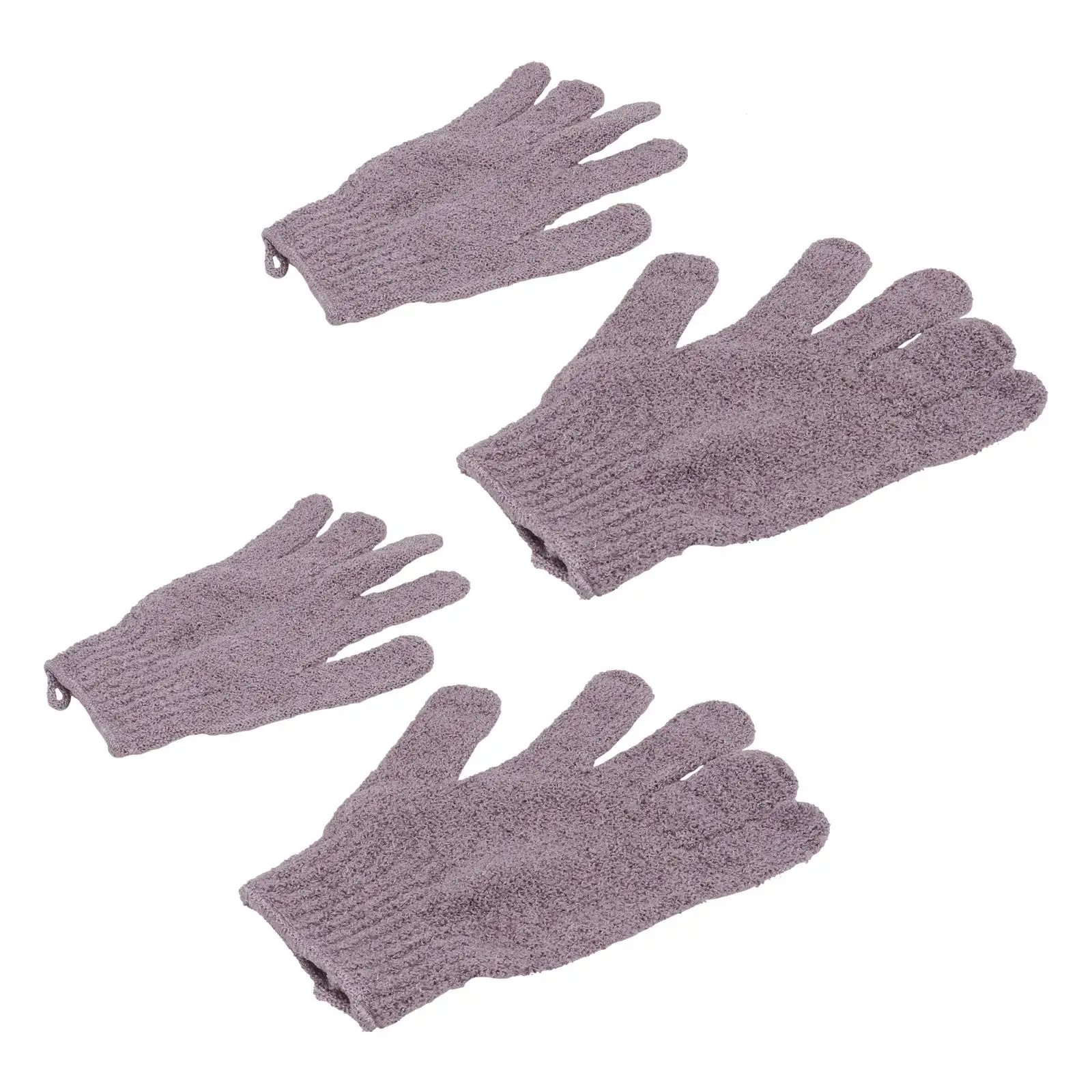 

2 Pair Bath Gloves Exfoliating for Men Bathing Scrub Heating Women Body Shower Wash Scrubber