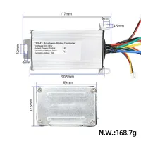 YFS Electric Scooter Controller Intelligent Brushless Motor Controller 36V 350W15A for 8.5inch E-Scooter Replacement Accessories