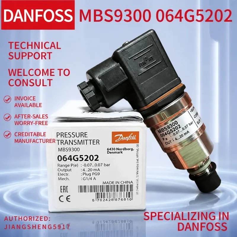Danfoss MBS9300 Pressure Transmitter 064G5202 064G5201 064G5219 064G5260 064G5224 064G5228